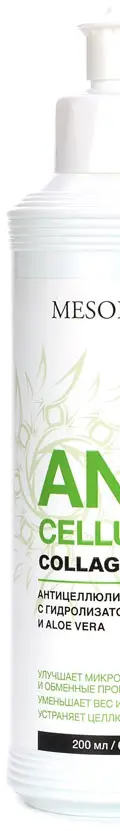 Anticellulite Collagen Gel / Антицеллюлитный гель с гидролизатом коллагена и Aloe Vera, Mesoforia (Мезофория) - 200 мл