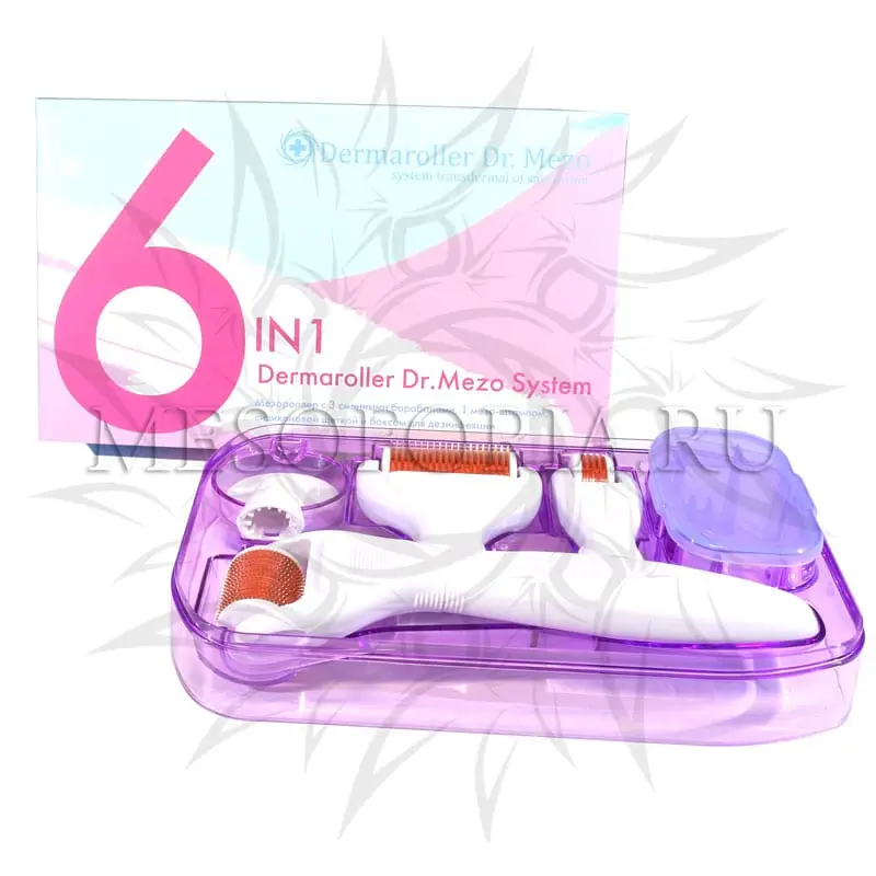 Мезороллер Dermaroller Dr.Mezo System 6 in 1