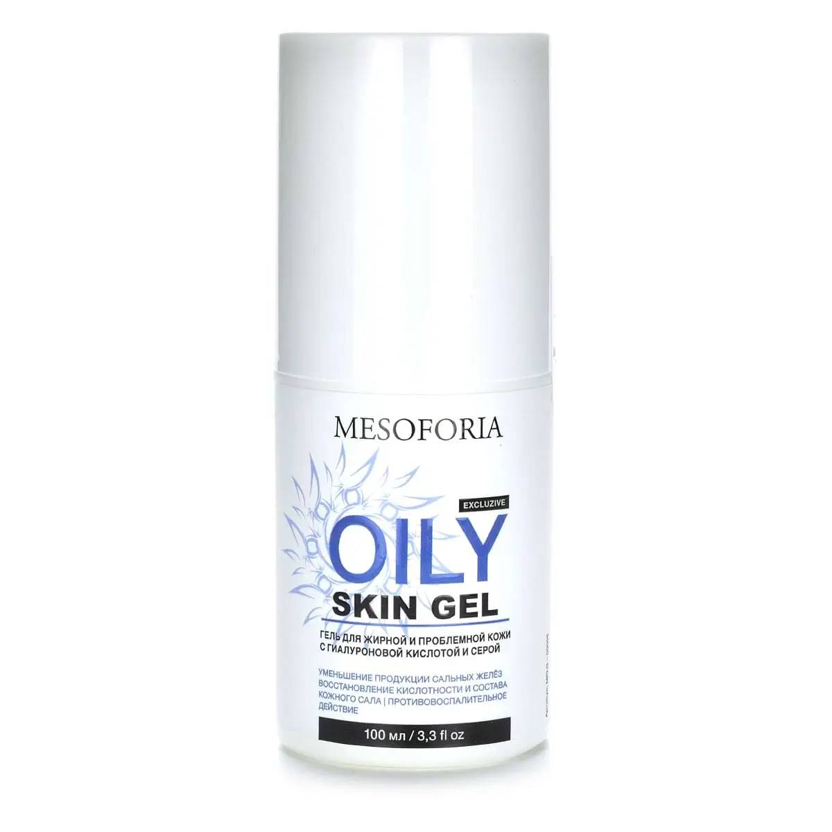 Oily Skin Gel / Гель для жирной и проблемной кожи с гиалуроновой кислотой и серой, Mesoforia (Мезофория) - 100 мл Oily Skin Gel / Гель для жирной и проблемной кожи с гиалуроновой кислотой и серой, Mesoforia (Мезофория) - 100 мл