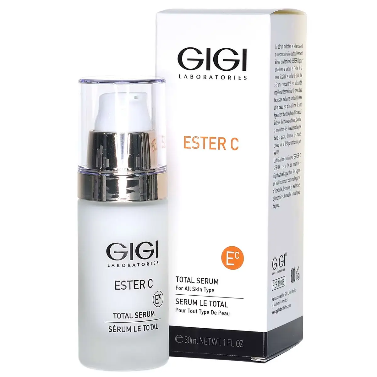 Увлажняющая сыворотка / Total Serum, Ester C, GiGi (Джи Джи) - 30 мл Увлажняющая сыворотка / Total Serum, Ester C, GiGi (Джи Джи) - 30 мл
