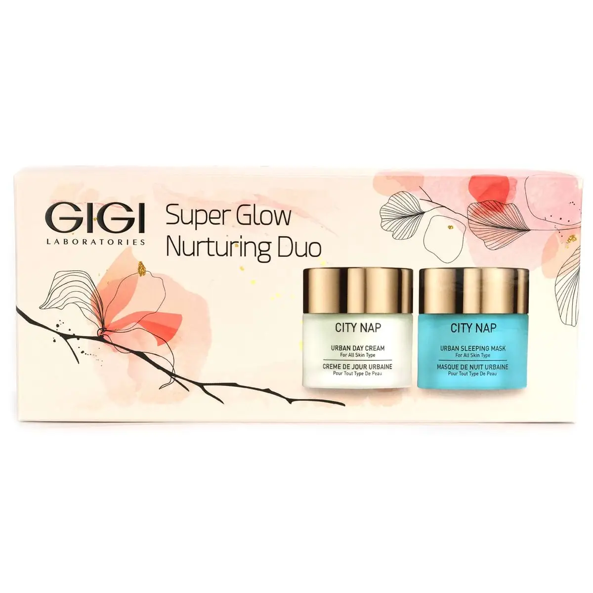 Набор домашний (Дневн. 50 мл + Спящ. Крас. 50 мл) / Home Care, City NAP, GiGi (Джи Джи) - 1 уп