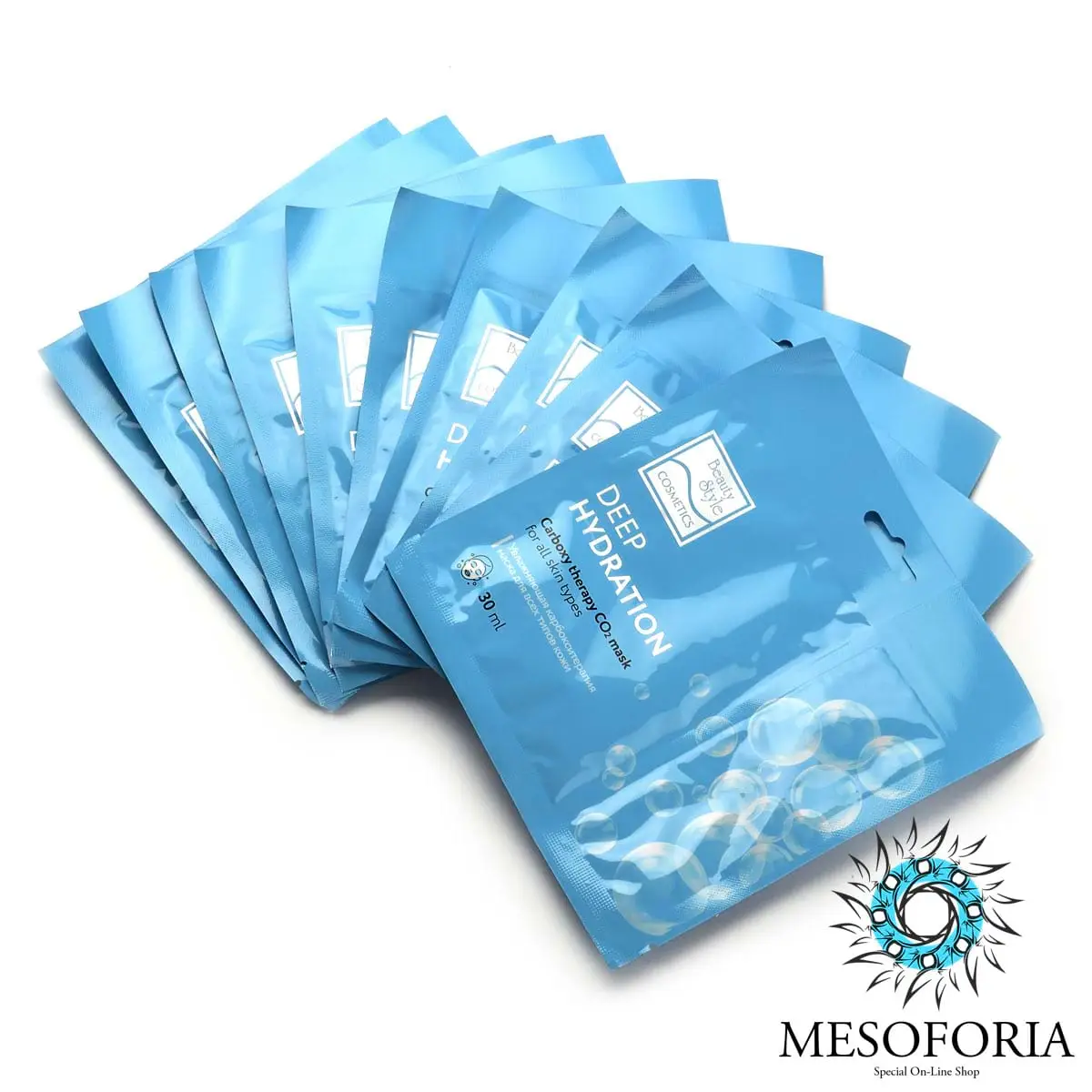 Карбокситерапия маска увлажняющая «Carboxy Therapy CO2 – Deep Hydration» Beauty Style (Бьюти Стайл) - 30 мл х 10 шт