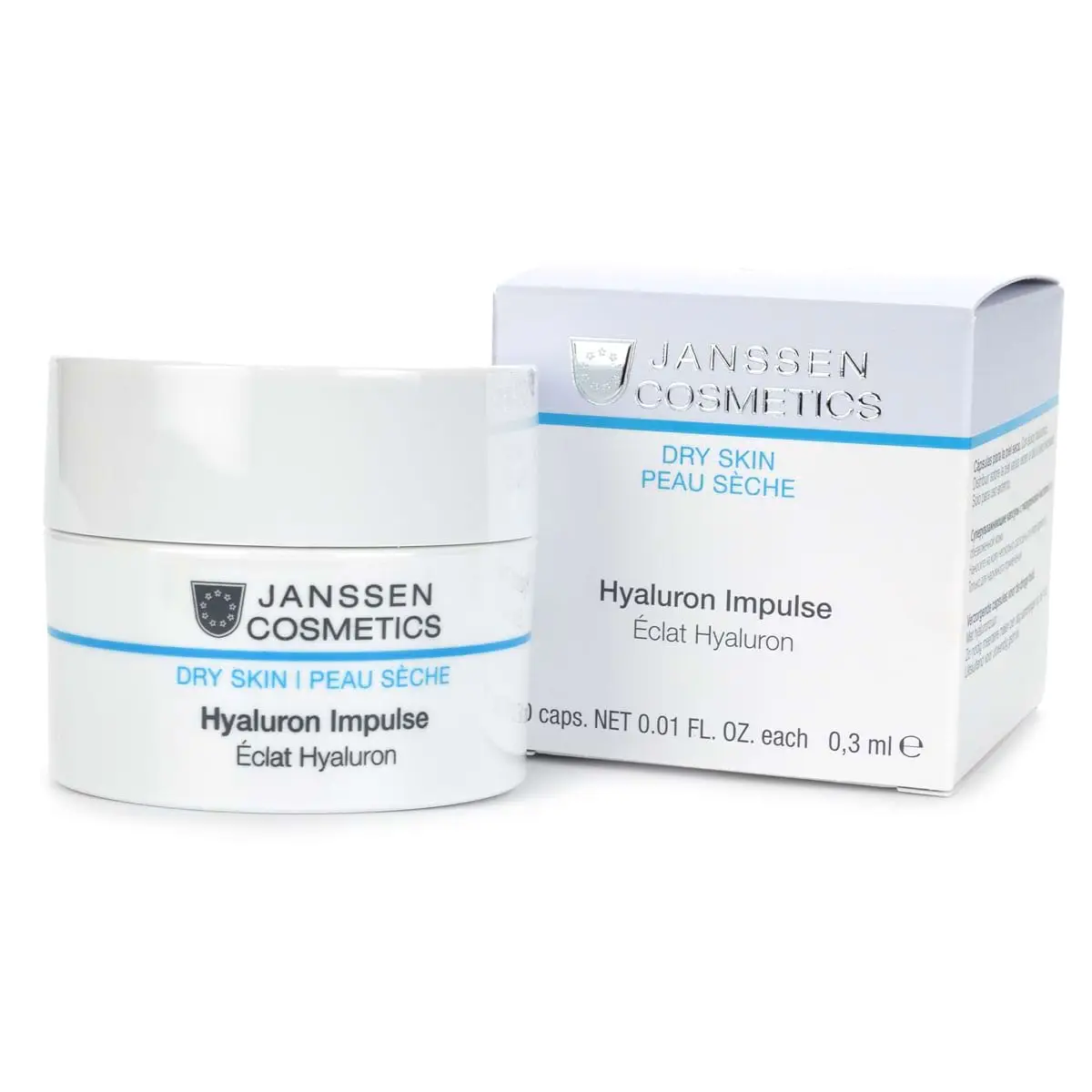 Концентрат с гиалуроновой кислотой / Hyaluron Impulse, Dry Skin, Janssen Cosmetics (Янсен косметика), 50 капсул Концентрат с гиалуроновой кислотой / Hyaluron Impulse, Dry Skin, Janssen Cosmetics (Янсен косметика), 50 капсул