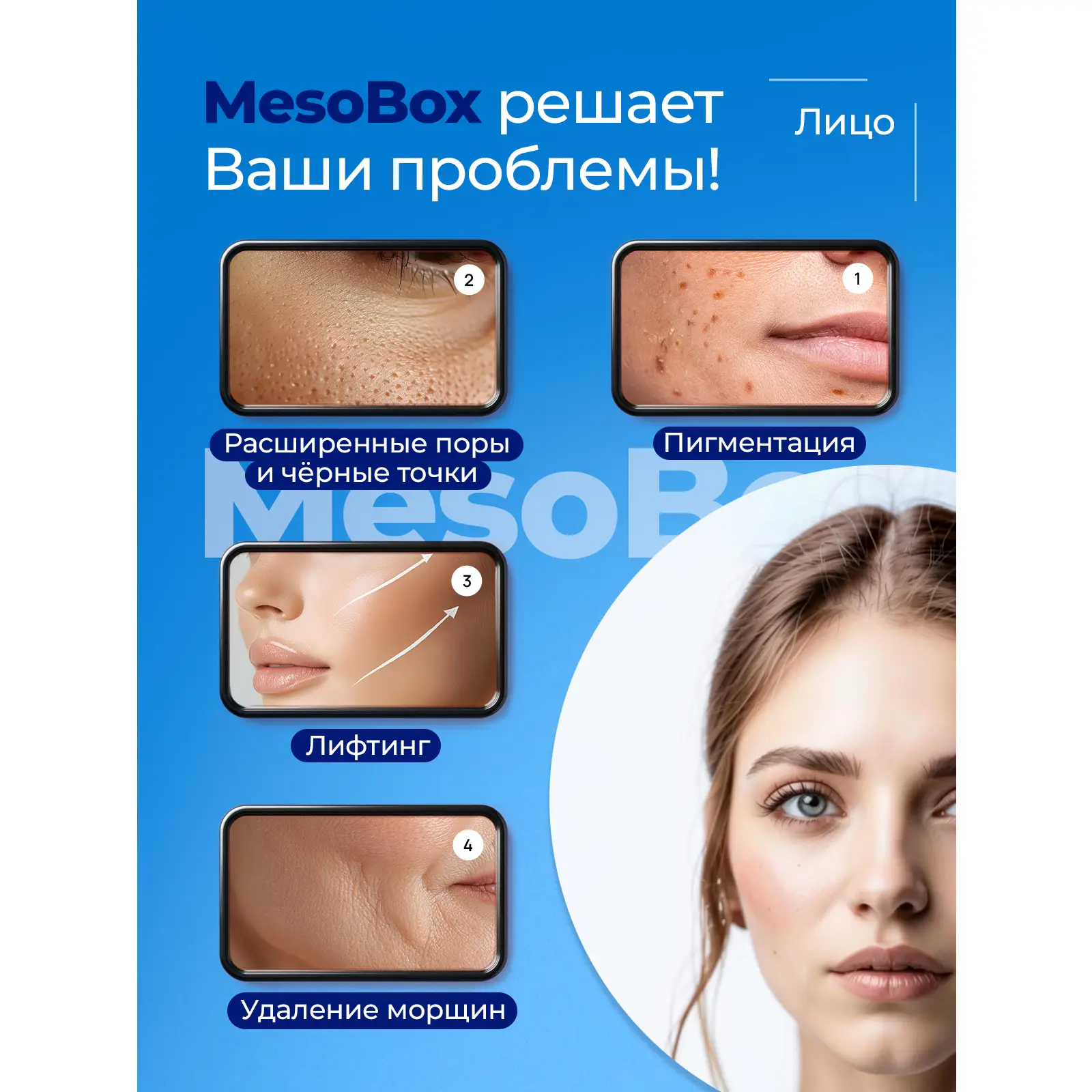 Аппарат фракционной мезотерапии DermaPen (Дермапен) MesoBox MB-1