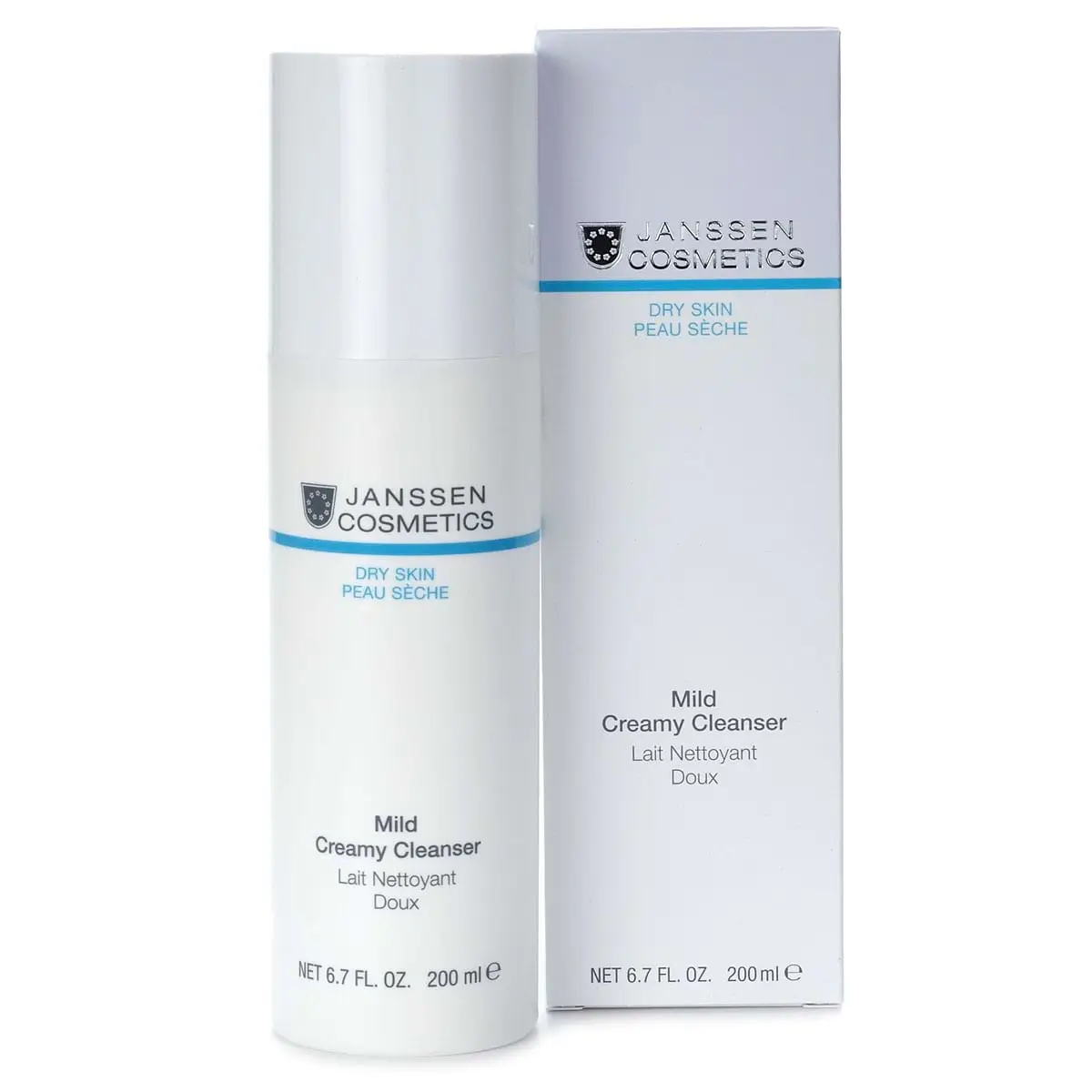 Очищающая эмульсия / Mild Creamy Cleanser, Dry Skin, Janssen Cosmetics (Янсен косметика), 200 мл Очищающая эмульсия / Mild Creamy Cleanser, Dry Skin, Janssen Cosmetics (Янсен косметика), 200 мл