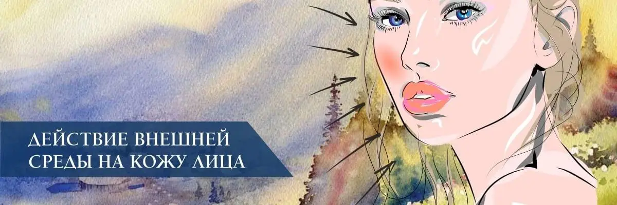 Действие внешней среды на кожу лица Действие внешней среды на кожу лица