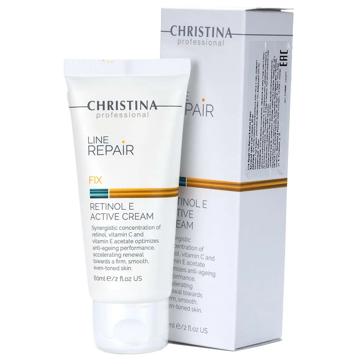 Активный крем с ретинолом / Fix Retinol E Active Cream, Line Repair, Christina (Кристина) - 60 мл Активный крем с ретинолом / Fix Retinol E Active Cream, Line Repair, Christina (Кристина) - 60 мл
