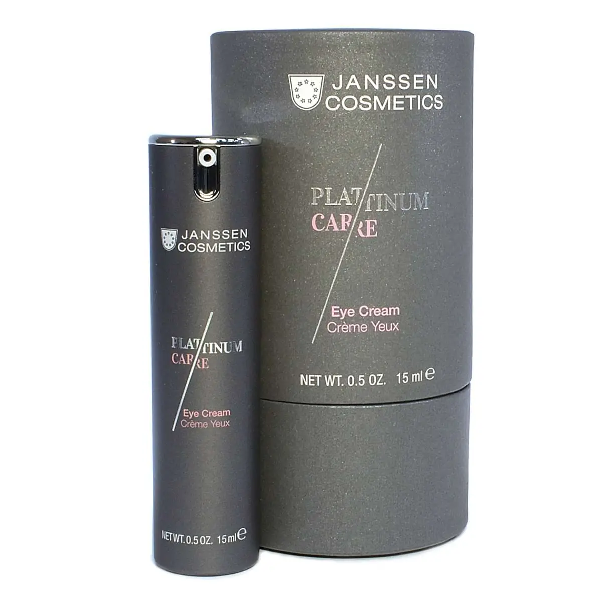 Реструктурирующий крем для глаз с пептидами и коллоидной платиной / Eye Cream, Platinum Care, Janssen Cosmetics (Янсен косметика), 15 мл
