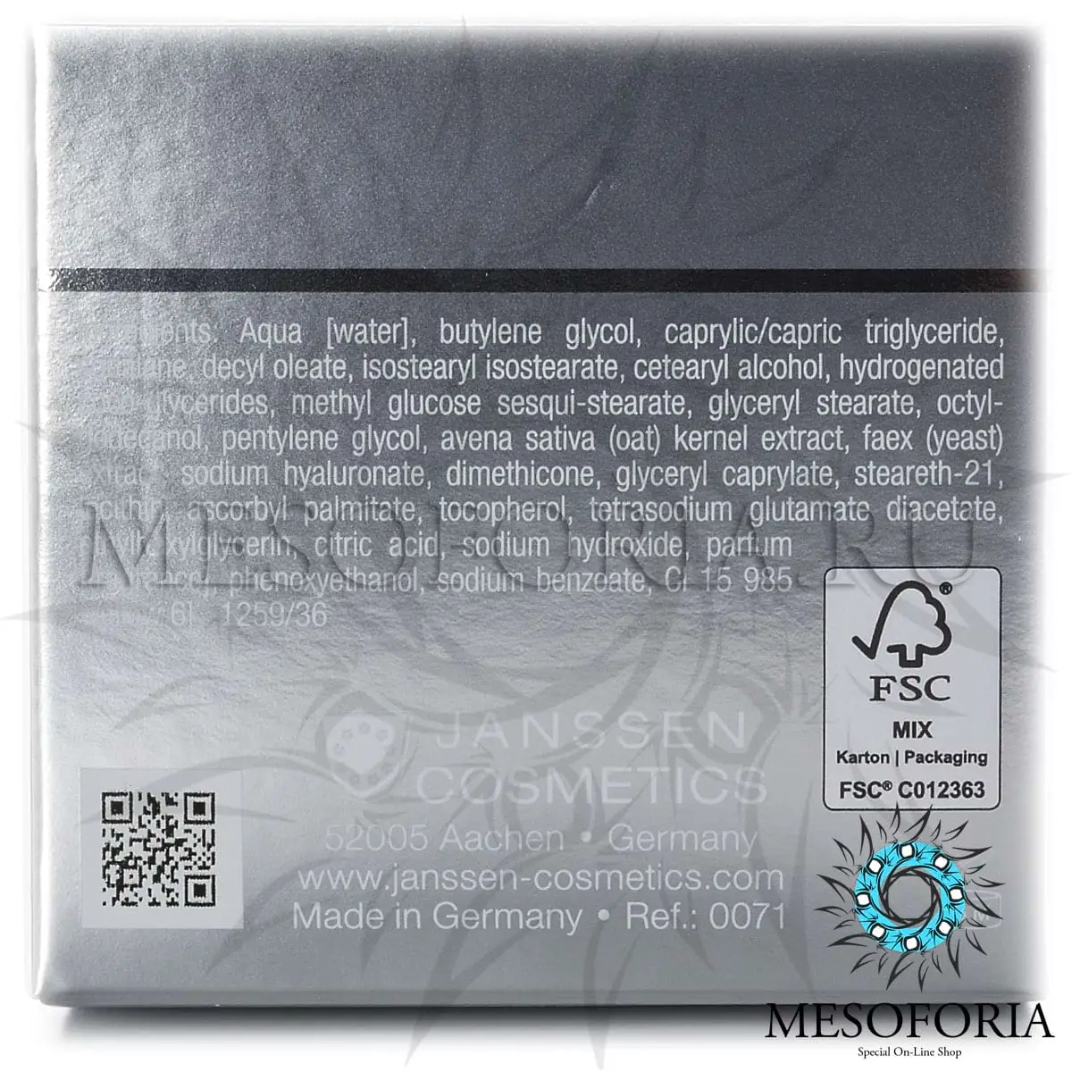 Укрепляющий крем для кожи лица, шеи и декольте / Firming Face, Neck & Decollete Cream, Demanding skin, Janssen Cosmetics (Янсен косметика), 50 мл Укрепляющий крем для кожи лица, шеи и декольте / Firming Face, Neck & Decollete Cream, Demanding skin, Janssen Cosmetics (Янсен косметика), 50 мл