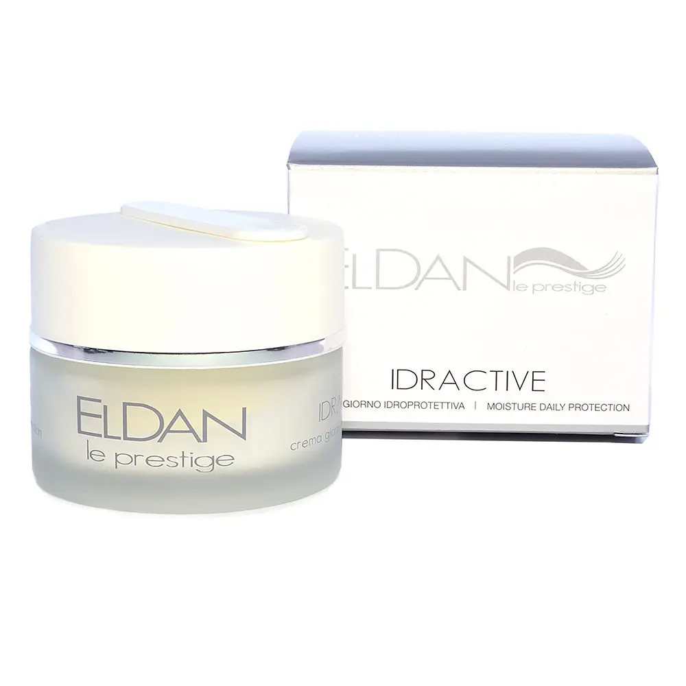 Увлажняющий крем с рисовыми протеинами / Idractive Moisture Daily Protection Cream, Le Prestige, Eldan Cosmetics (Элдан косметика), 50 мл Увлажняющий крем с рисовыми протеинами / Idractive Moisture Daily Protection Cream, Le Prestige, Eldan Cosmetics (Элдан косметика), 50 мл