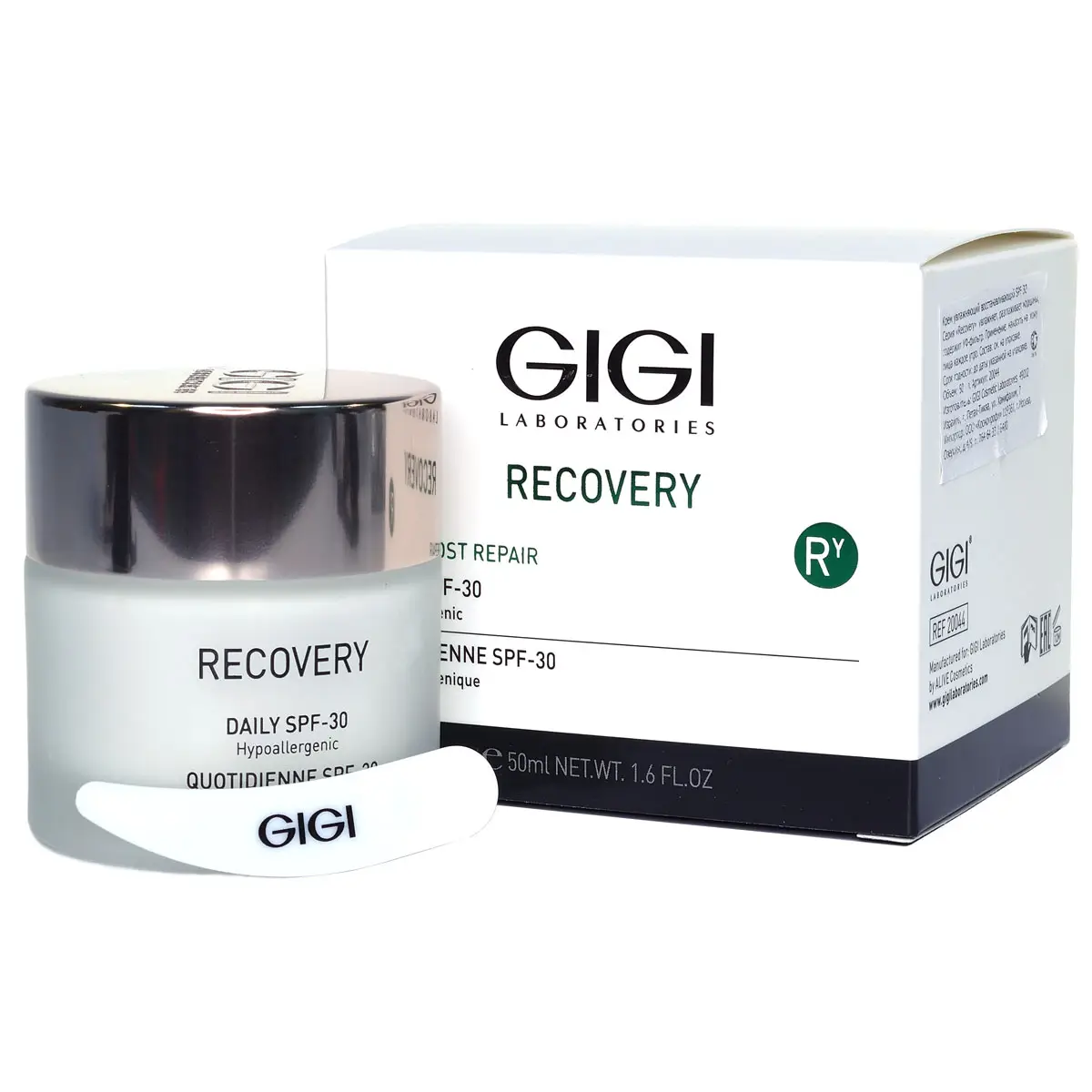 Крем увлажняющий восстанавливающий / Daily SPF - 30, Recovery, GiGi (Джи Джи) - 50 мл Крем увлажняющий восстанавливающий / Daily SPF - 30, Recovery, GiGi (Джи Джи) - 50 мл