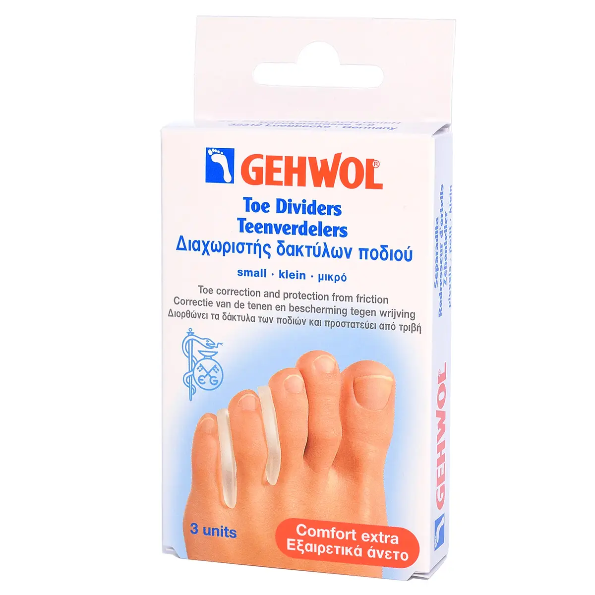 Вкладыши-корректоры для пальцев, маленькие / Toe Dividers small, Gehwol (Геволь), 3 шт