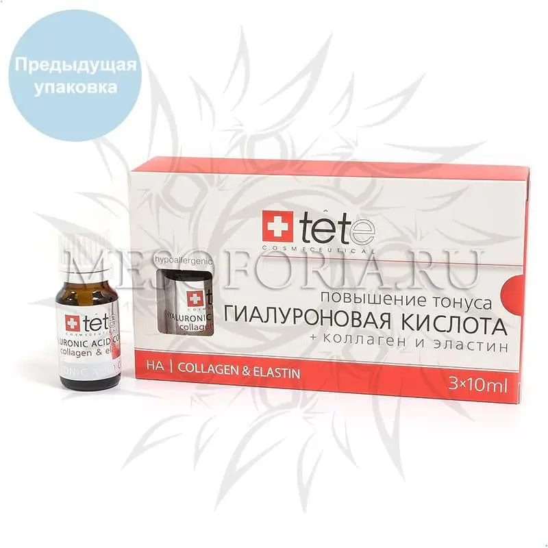 Гиалуроновая кислота + коллаген и эластин Tete, 30 мл Гиалуроновая кислота + коллаген и эластин Tete, 30 мл