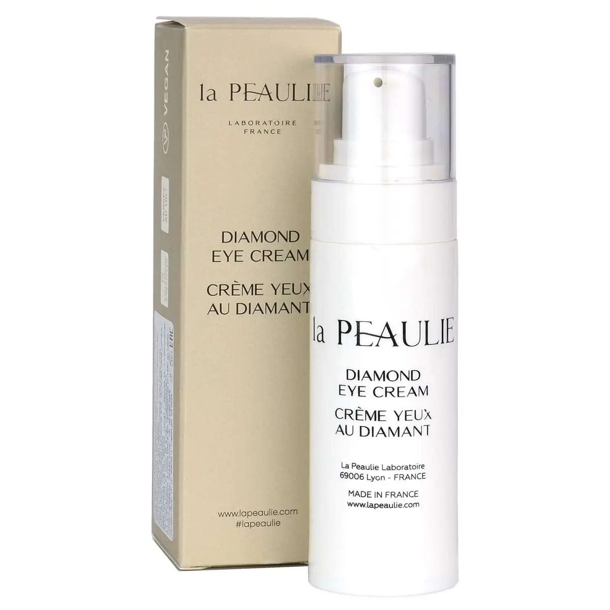 Мультифункциональный восстанавливающий крем для кожи вокруг глаз с бриллиантами / Diamond Eye Cream, La Peaulie - 30 мл