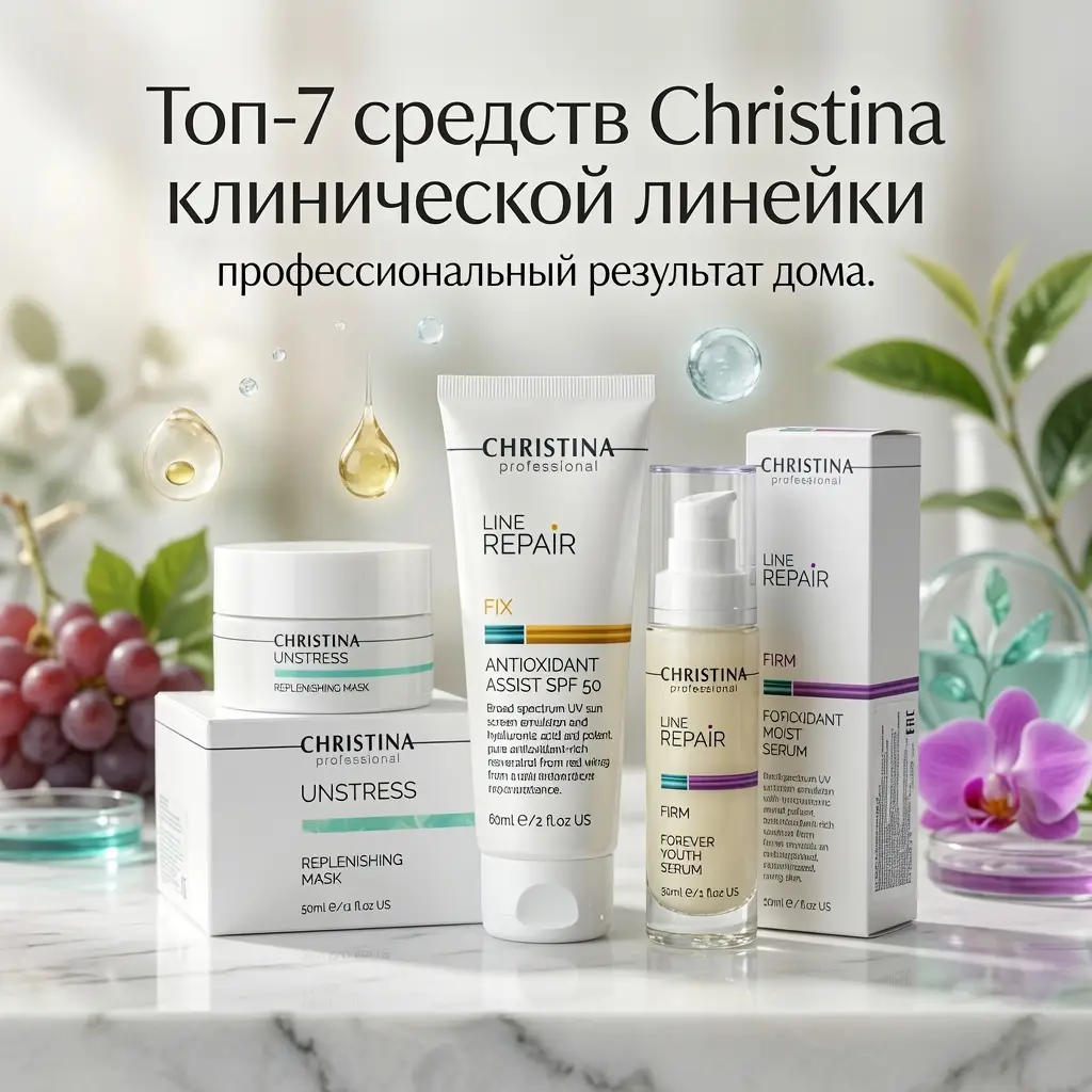 Топ-7 средств Christina клинической линейки: профессиональный результат дома