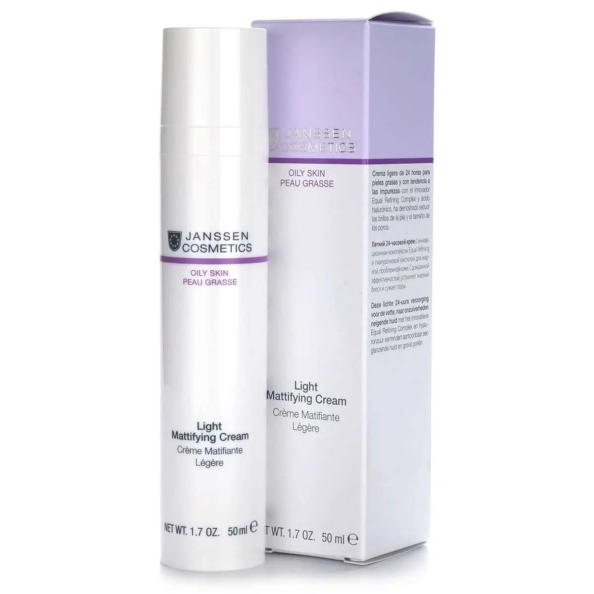 Легкий матирующий крем / Light Mattifying Cream, Oily Skin, Janssen Cosmetics (Янсен косметика), 50 мл Легкий матирующий крем / Light Mattifying Cream, Oily Skin, Janssen Cosmetics (Янсен косметика), 50 мл