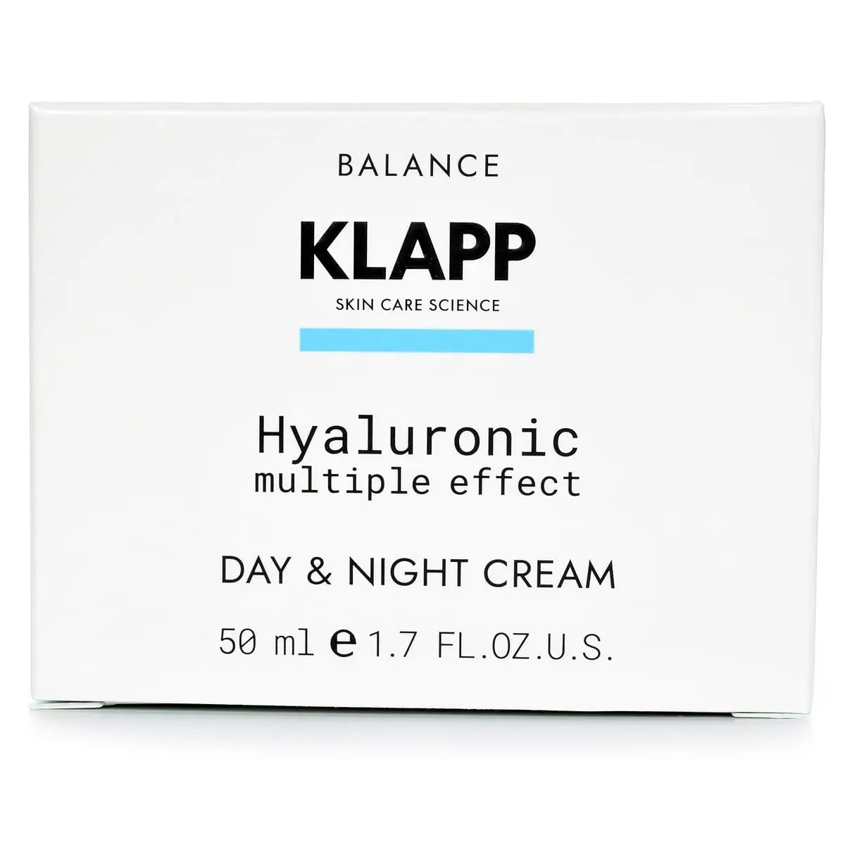 Крем «Гиалуроник день и ночь» для лица / Day & Night Cream, Hyaluronic, Klapp (Клапп) - 50 мл