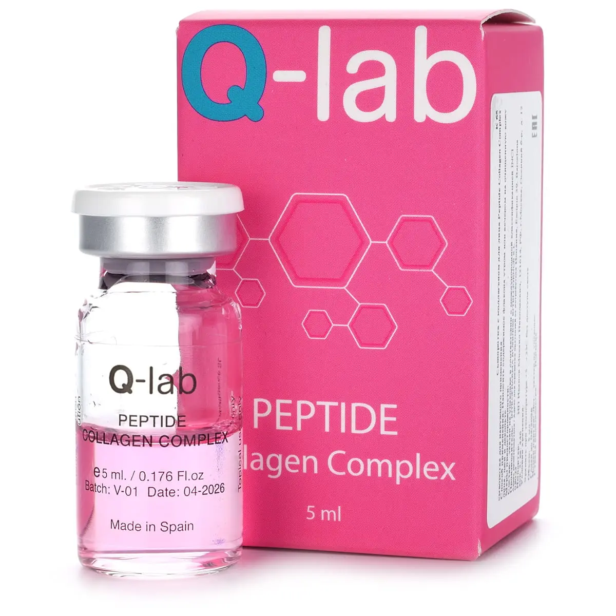 Пептидный коктейль с коллагеном / Peptide Collagen Complex, Q-Lab - 5 мл Пептидный коктейль с коллагеном / Peptide Collagen Complex, Q-Lab - 5 мл