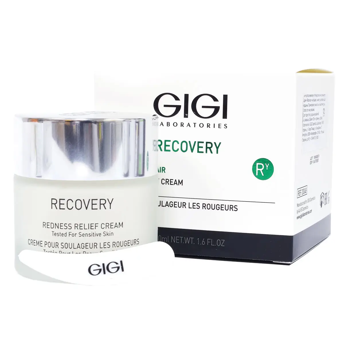 Крем успокаивающий от покраснений и отечностей / Redness Relief Cream, Recovery, GiGi (Джи Джи) - 50 мл Крем успокаивающий от покраснений и отечностей / Redness Relief Cream, Recovery, GiGi (Джи Джи) - 50 мл