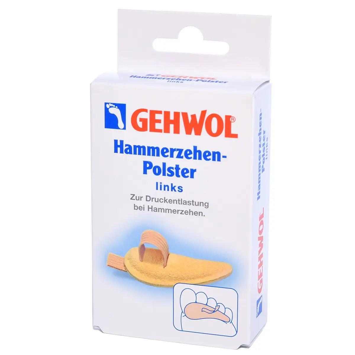Подушечка под пальцы ног маленькая, левая / Hammerzehen Polster links, Gehwol (Геволь), 1 шт Подушечка под пальцы ног маленькая, левая / Hammerzehen Polster links, Gehwol (Геволь), 1 шт