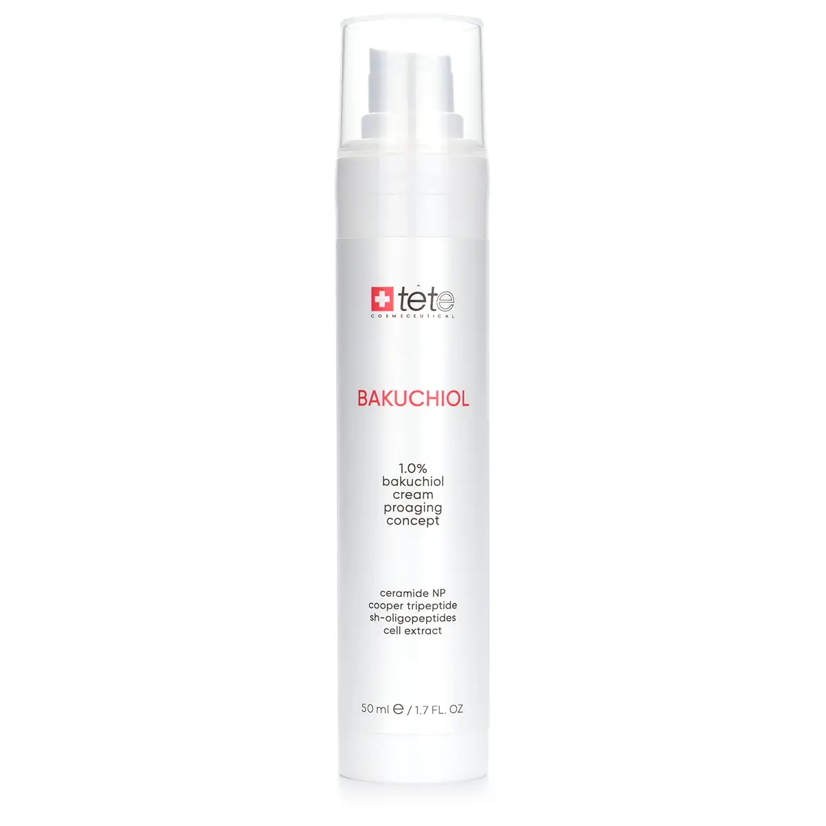 Крем для лица проэйдж с бакучиолом 1% / Bakuchiol Cream, Tete Cosmeceutical - 50 мл