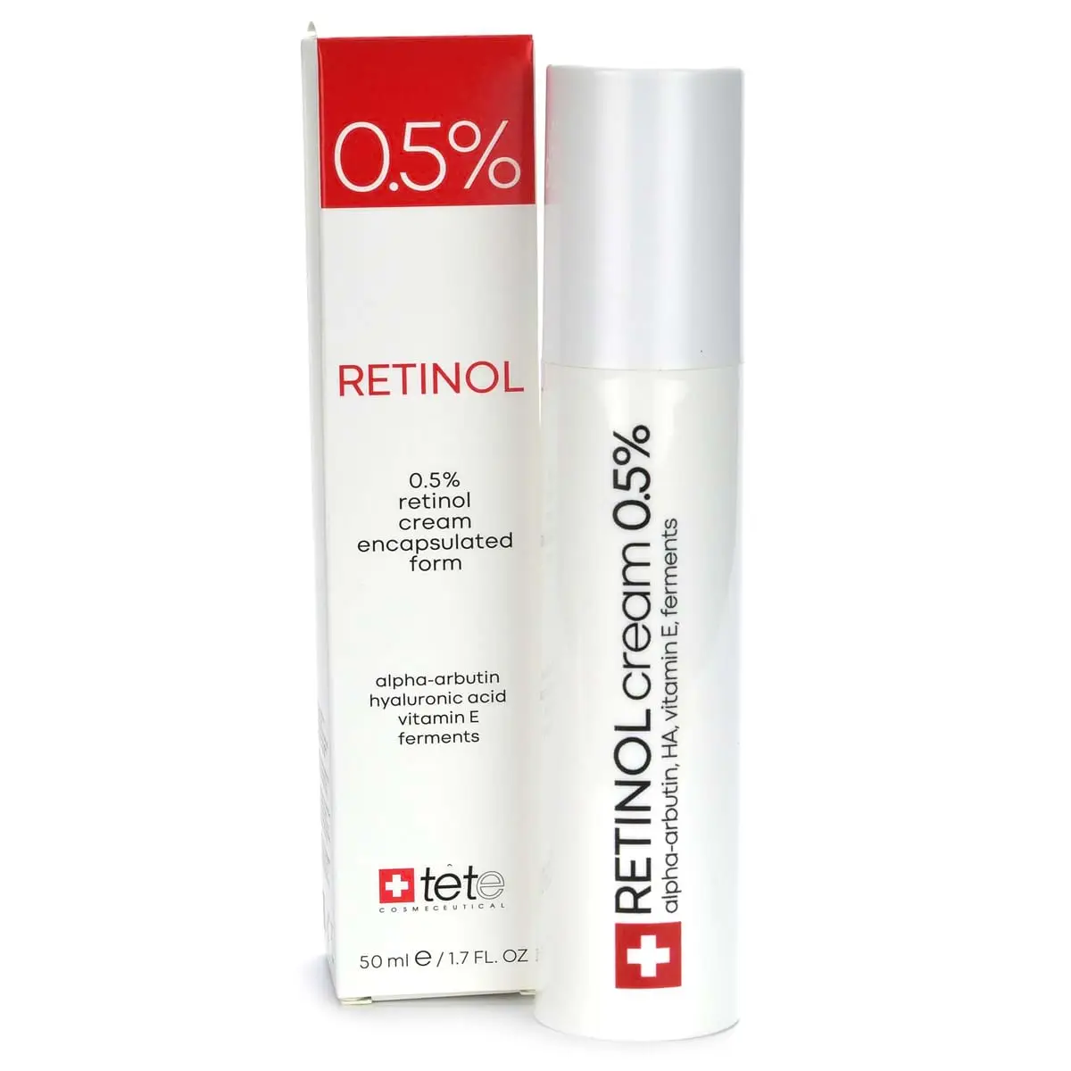 Крем с ретинолом 0.5% / Retinol Cream 0.5%, Tete Cosmeceutical - 50 мл Крем с ретинолом 0.5% / Retinol Cream 0.5%, Tete Cosmeceutical - 50 мл