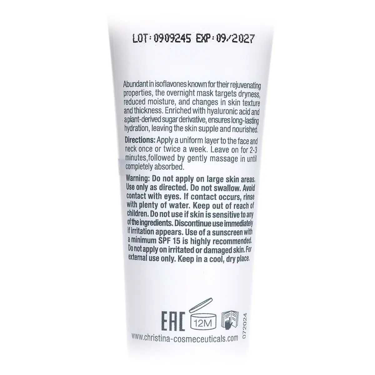 Лифтинговая маска с экстрактом красного клевера / Red Clover Tightening Mask, Nuance, Christina (Кристина) - 50 мл Лифтинговая маска с экстрактом красного клевера / Red Clover Tightening Mask, Nuance, Christina (Кристина) - 50 мл