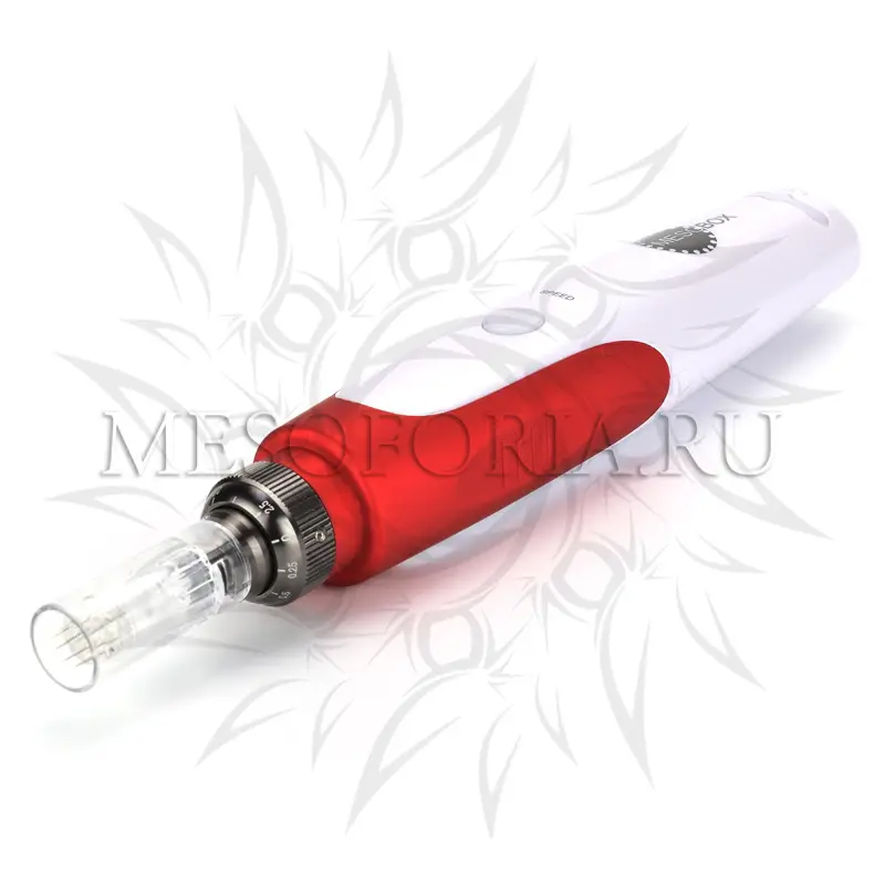 Набор с DermaPen Mesobox MB-1 для лица и тела (лифтинг, увлажнение, удаление целлюлита), интенсив-сывороткой с 2 видами гиалуроновой кислоты, антицеллюлитным гелем с гидролизатом коллагена и Aloe Vera + 10 картриджей