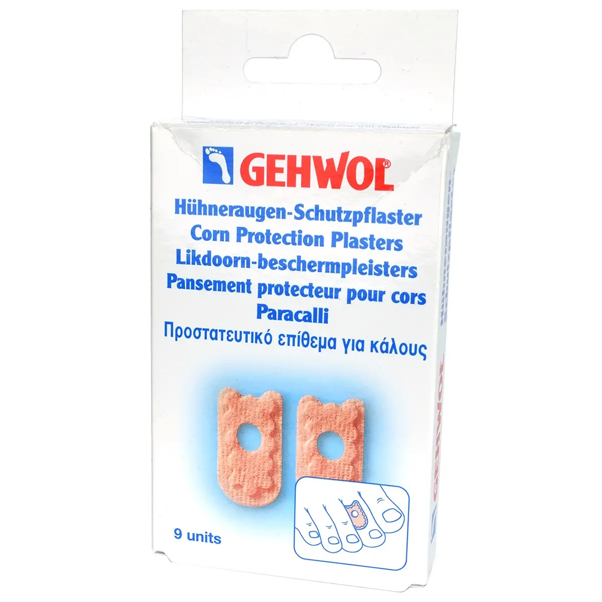 Мозольный пластырь / Corn Protection Plasters, Gehwol (Геволь), 9 шт Мозольный пластырь / Corn Protection Plasters, Gehwol (Геволь), 9 шт