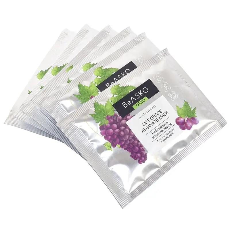 Альгинатная лифтинг-маска увлажняющая с виноградом / Lift Grape Alginate Mask, BeASKO - 6*30 гр Альгинатная лифтинг-маска увлажняющая с виноградом / Lift Grape Alginate Mask, BeASKO - 6*30 гр