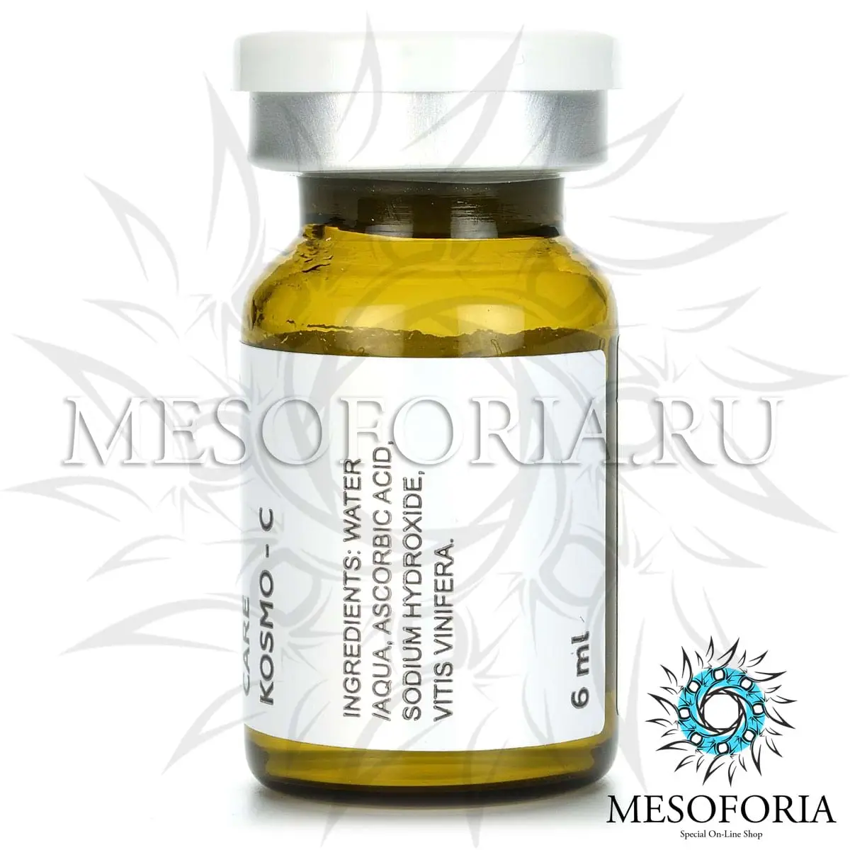 Концентрат с витамином С (20%) / Vitamine C (20%) KOSMO – C (пигментация, купероз, лифтинг) для мезороллеров, Kosmoteros (Космотерос), 6 мл Концентрат с витамином С (20%) / Vitamine C (20%) KOSMO – C (пигментация, купероз, лифтинг) для мезороллеров, Kosmoteros (Космотерос), 6 мл