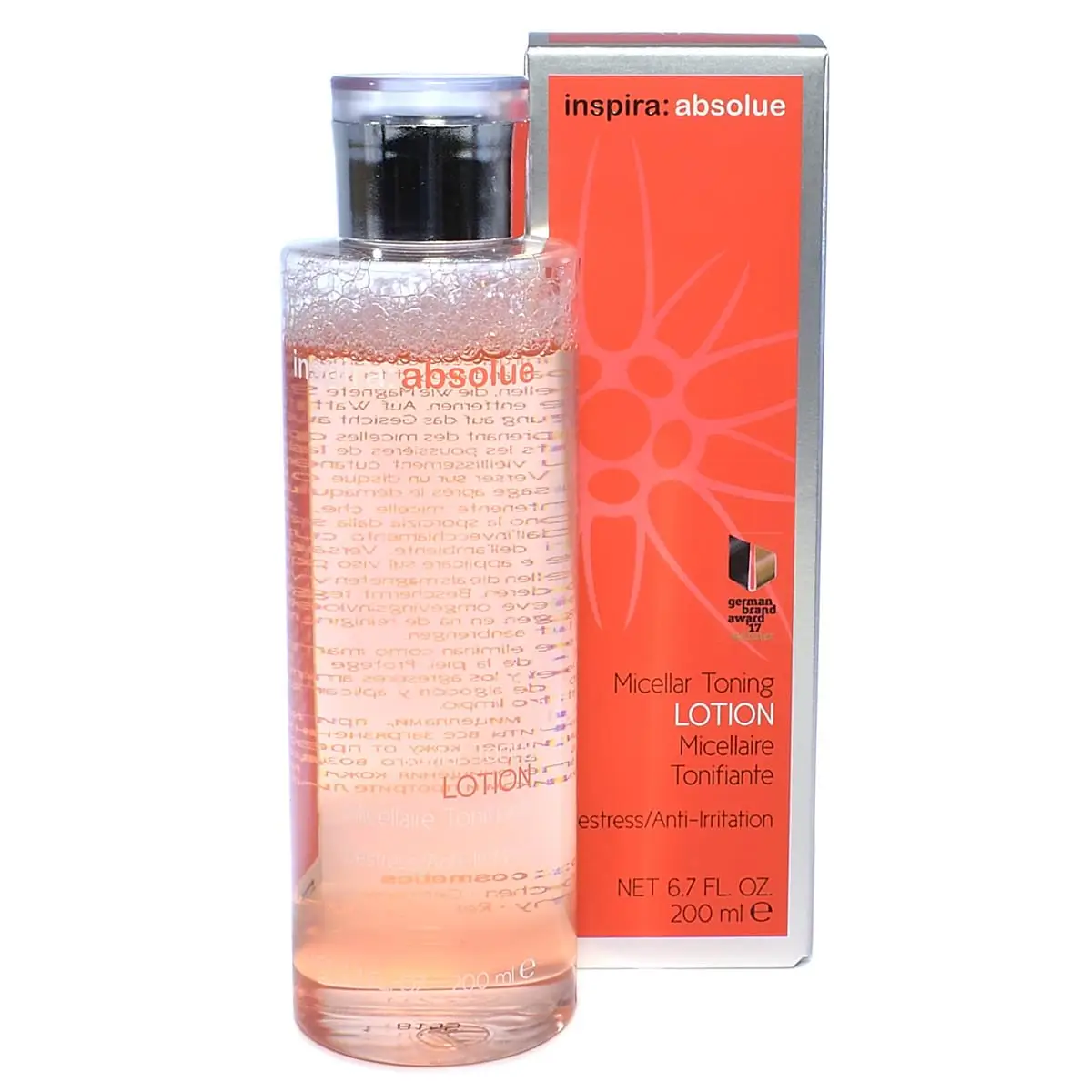 Мицеллярный тонизирующий лосьон / Micellar Toning Lotion, Inspira Absolue, Janssen Cosmetics (Янсен косметика), 200 мл Мицеллярный тонизирующий лосьон / Micellar Toning Lotion, Inspira Absolue, Janssen Cosmetics (Янсен косметика), 200 мл