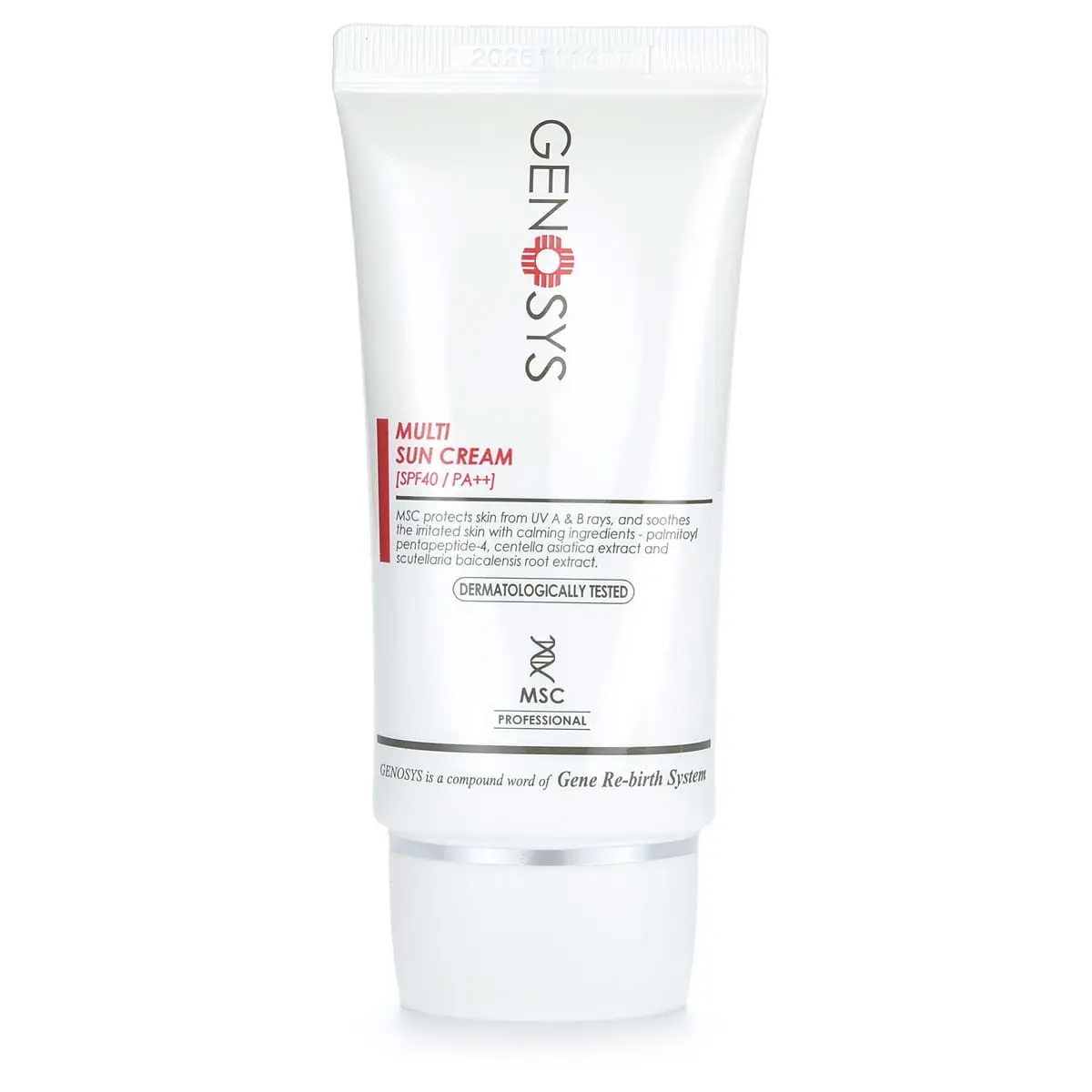 Солнцезащитный мультифункциональный крем СПФ 40 / Multi Sun Cream SPF 40+ PA++, Genosys (Генозис) - 40 мл