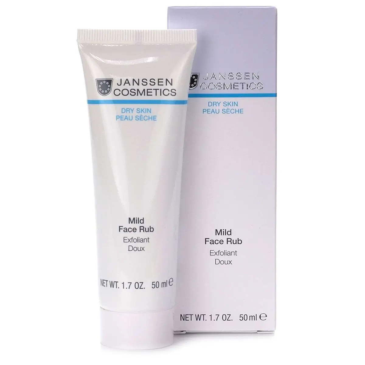 Мягкий скраб с гранулами жожоба / Mild Face Rub, Dry Skin, Janssen Cosmetics (Янсен косметика), 50 мл Мягкий скраб с гранулами жожоба / Mild Face Rub, Dry Skin, Janssen Cosmetics (Янсен косметика), 50 мл