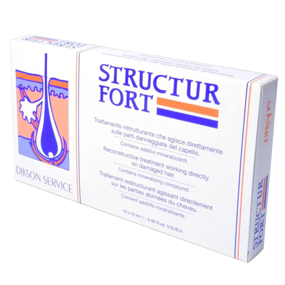 Препарат восстанавливающий структуру волос / Structur Fort, Dikson (Диксон) - 12 мл Препарат восстанавливающий структуру волос / Structur Fort, Dikson (Диксон) - 12 мл