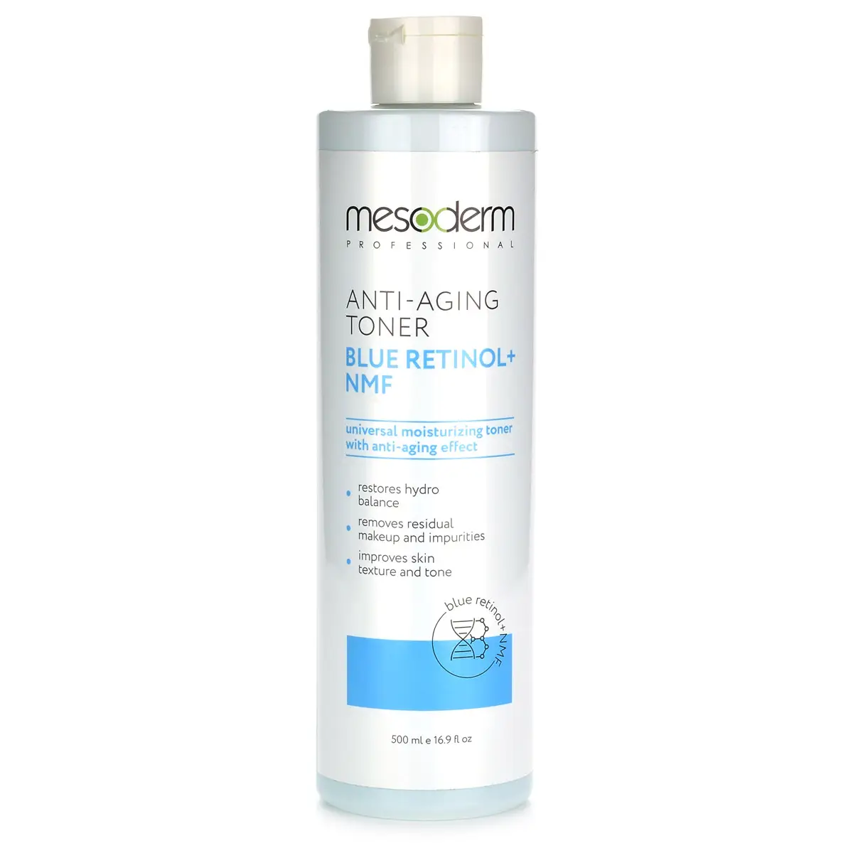 Балансирующий тоник для лица / Anti-Aging Toner Blue Retinol + NMF, Mesoderm (Мезодерм), 500 мл Балансирующий тоник для лица / Anti-Aging Toner Blue Retinol + NMF, Mesoderm (Мезодерм), 500 мл