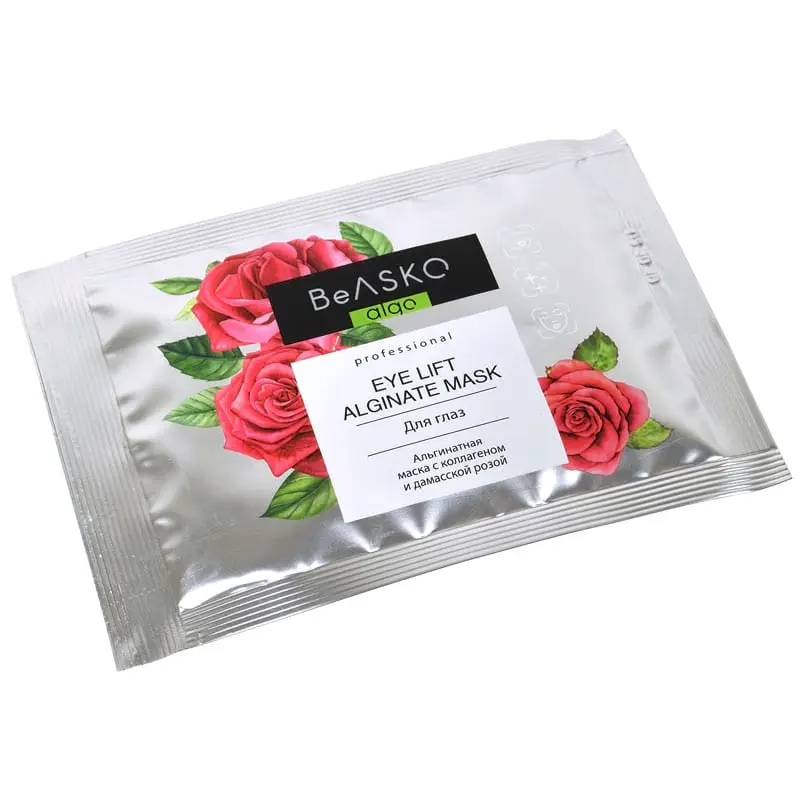 Альгинатная маска для глаз с коллагеном и дамасской розой / Eye Lift Alginate Mask, BeASKO - 30 гр Альгинатная маска для глаз с коллагеном и дамасской розой / Eye Lift Alginate Mask, BeASKO - 30 гр