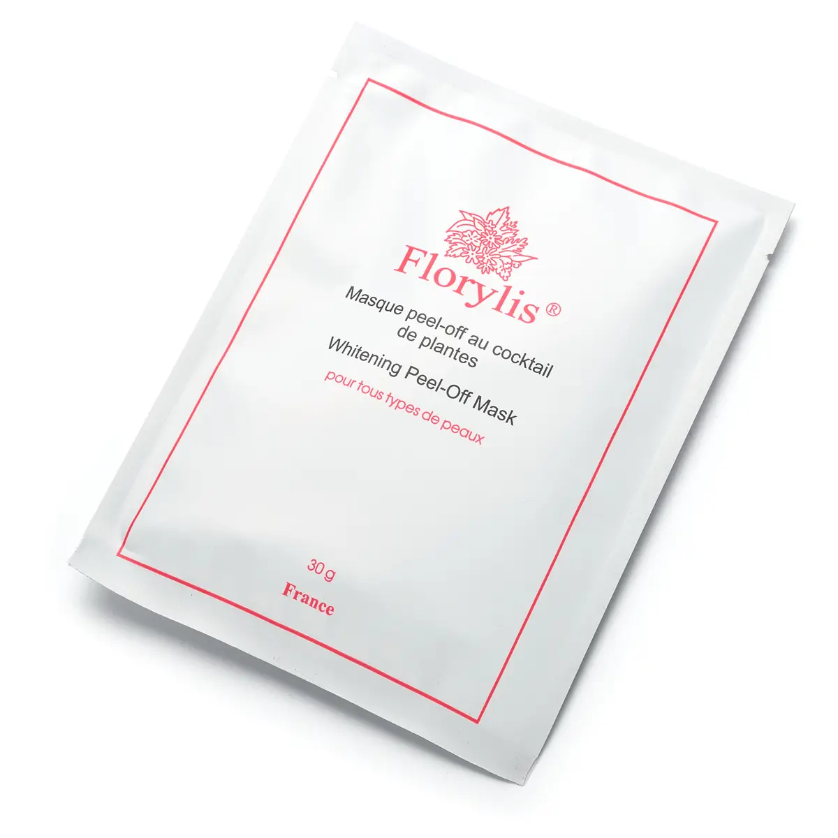 Альгинатная маска осветляющая / Masque Peel-Off Au Cocktail De Plantes, Florylis (Флорилис) - 30 гр