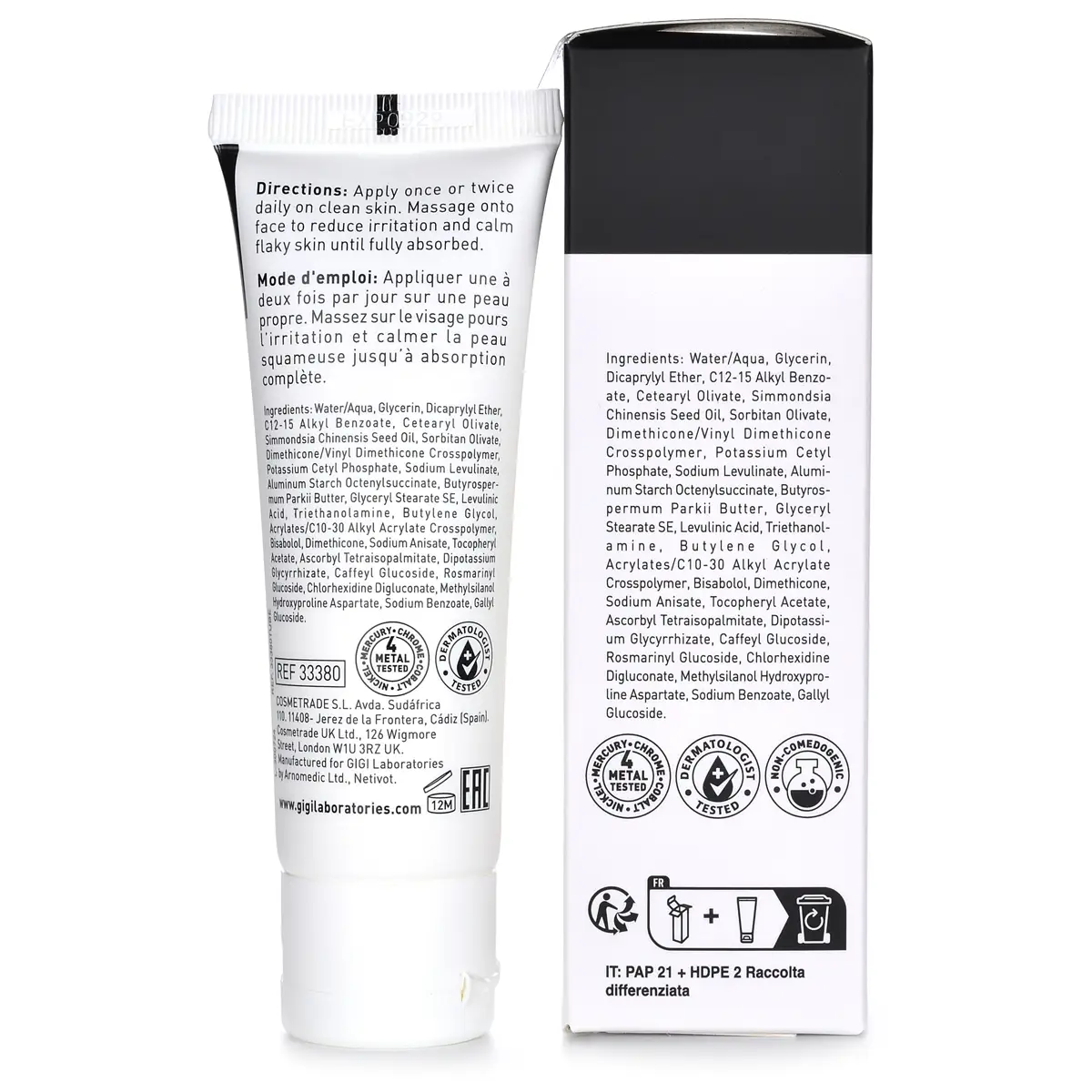 Крем успокаивающий / Redness Care, PRS7 Clear, GiGi (Джи Джи) - 50 мл