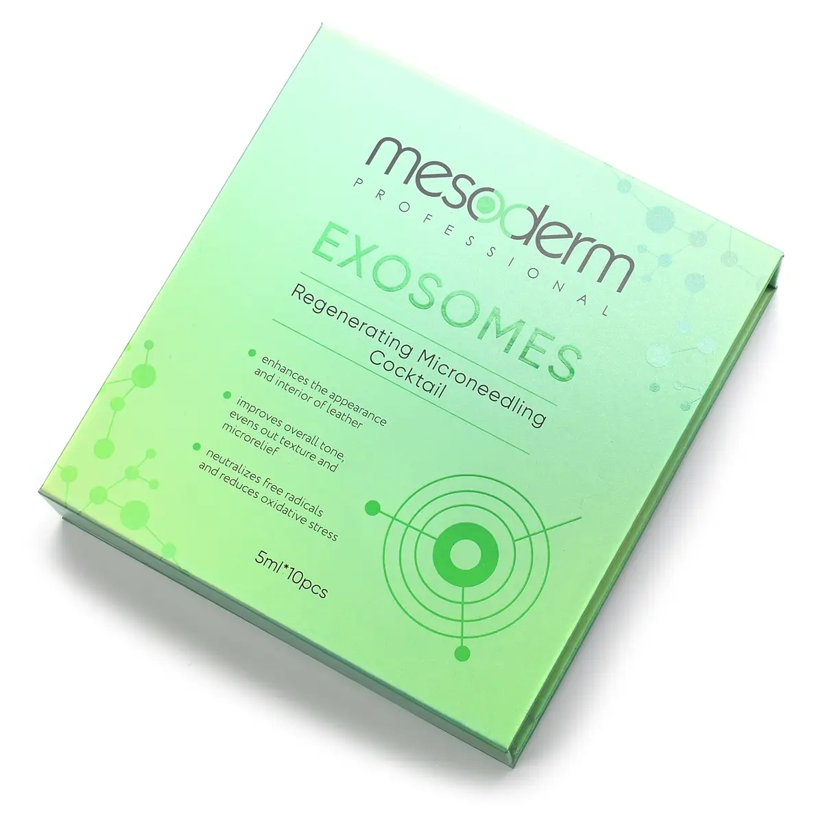 Восстанавливающий коктейль для фракционной мезотерапии / Regenerating Microneedling Cocktail «Exosomes», Mesoderm (Мезодерм), 5 мл х 10 шт