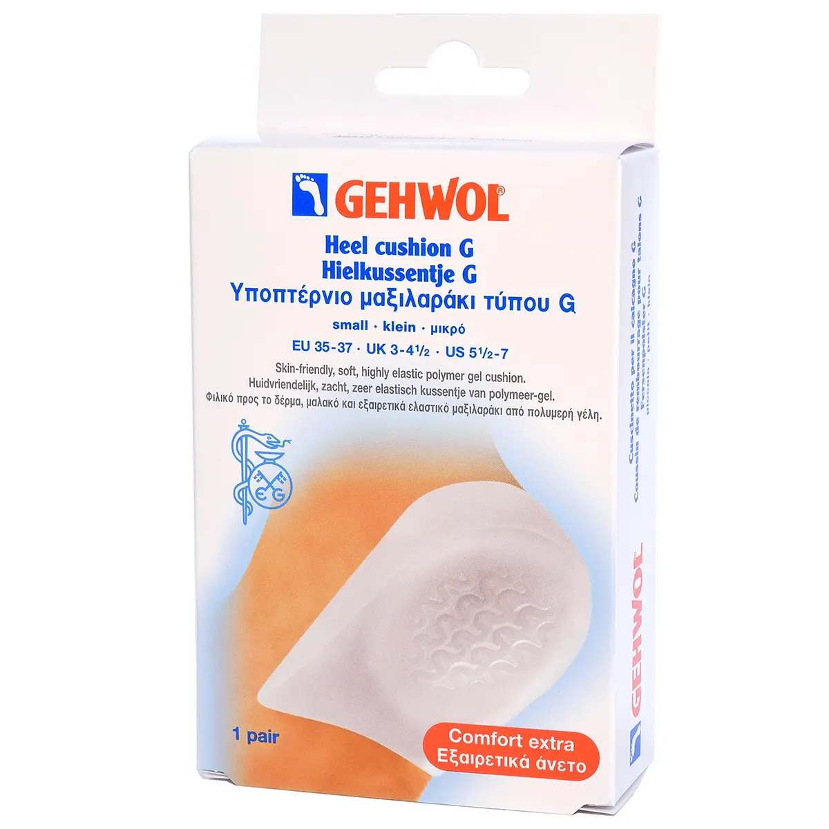 Защитная подушка под пятку G, маленькая / Heel Cushion G small, Gehwol (Геволь), 1 пара
