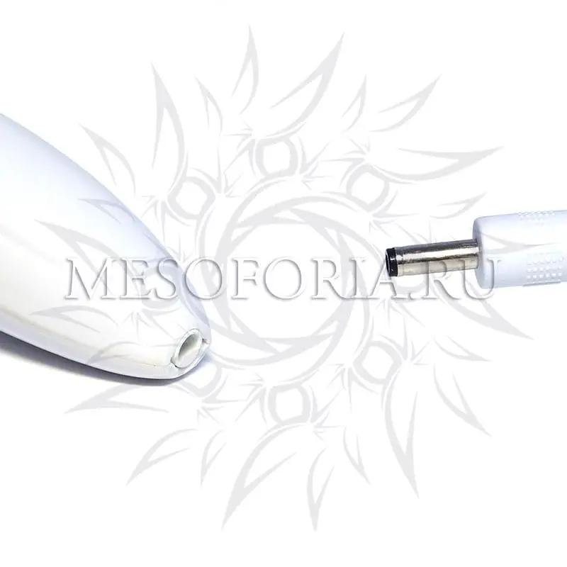 Мезороллер фотонный LED+Vibrating Dermaroller с титановыми микроиглами и красным светом, 540 игл