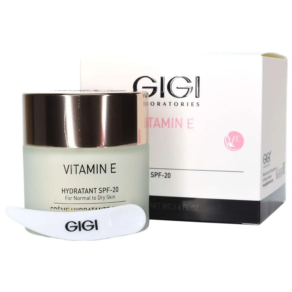 Увлажняющий крем для нормальной и сухой кожи SPF 20 / Hydratant SPF 20, Vitamin E, GiGi (Джи Джи) - 50 мл Увлажняющий крем для нормальной и сухой кожи SPF 20 / Hydratant SPF 20, Vitamin E, GiGi (Джи Джи) - 50 мл