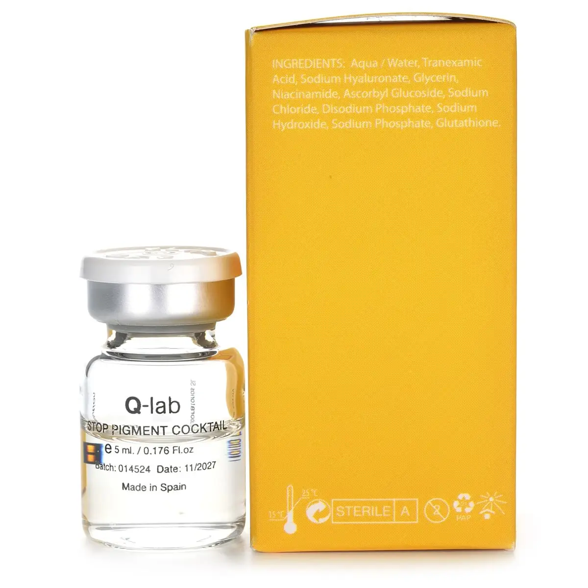 Осветляющий коктейль / Stop Pigment Cocktail, Q-Lab - 5 мл Осветляющий коктейль / Stop Pigment Cocktail, Q-Lab - 5 мл
