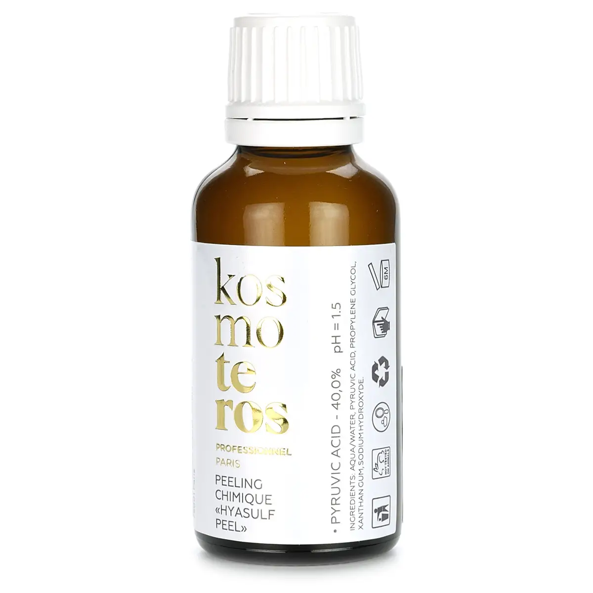 Химический пилинг с пировиноградной кислотой 40% / Peeling Chimique «Hyasulf Peel» (pH - 1,5), Kosmoteros (Космотерос), 40 гр Химический пилинг с пировиноградной кислотой 40% / Peeling Chimique «Hyasulf Peel» (pH - 1,5), Kosmoteros (Космотерос), 40 гр