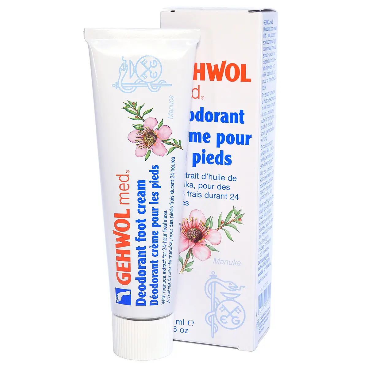 Крем-дезодорант для ног / Med Deodorant Foot Cream, Gehwol (Геволь), 75 мл Крем-дезодорант для ног / Med Deodorant Foot Cream, Gehwol (Геволь), 75 мл