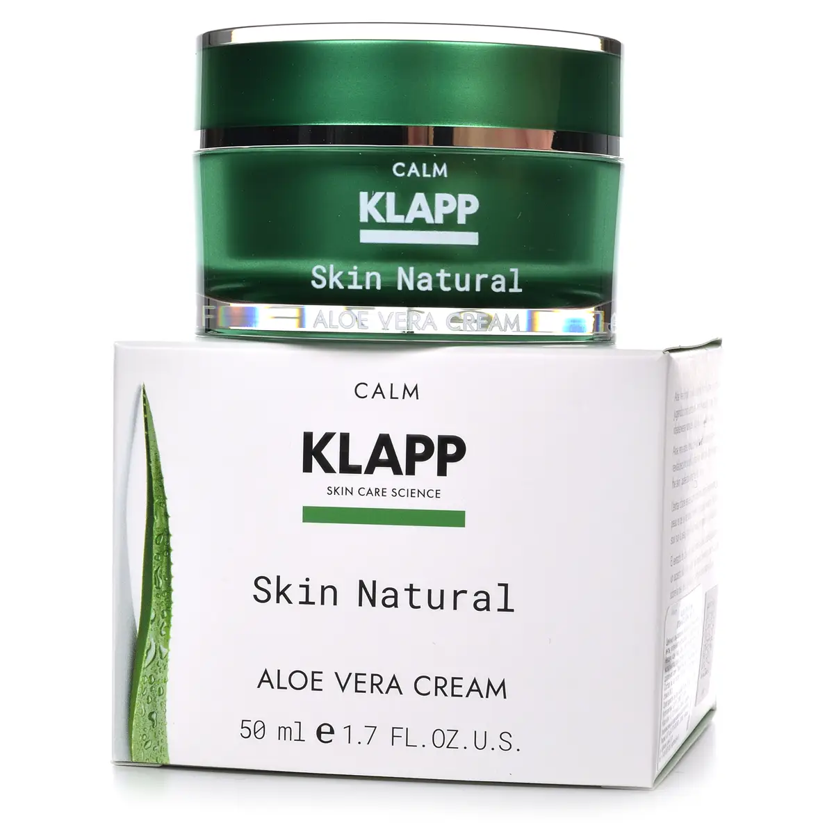 Крем для лица «Алоэ Вера» / Aloe Vera Cream, Skin Natural, Klapp (Клапп) - 50 мл