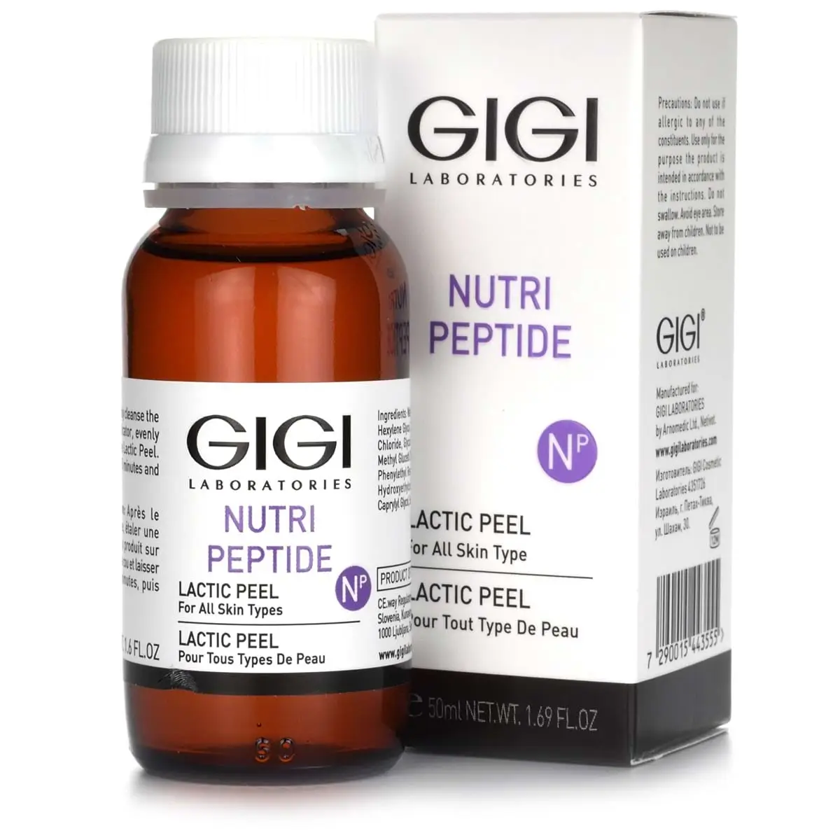Пептидный молочный пилинг / Lactic Peel, Nutri-Peptide, GiGi (Джи Джи) - 50 мл Пептидный молочный пилинг / Lactic Peel, Nutri-Peptide, GiGi (Джи Джи) - 50 мл