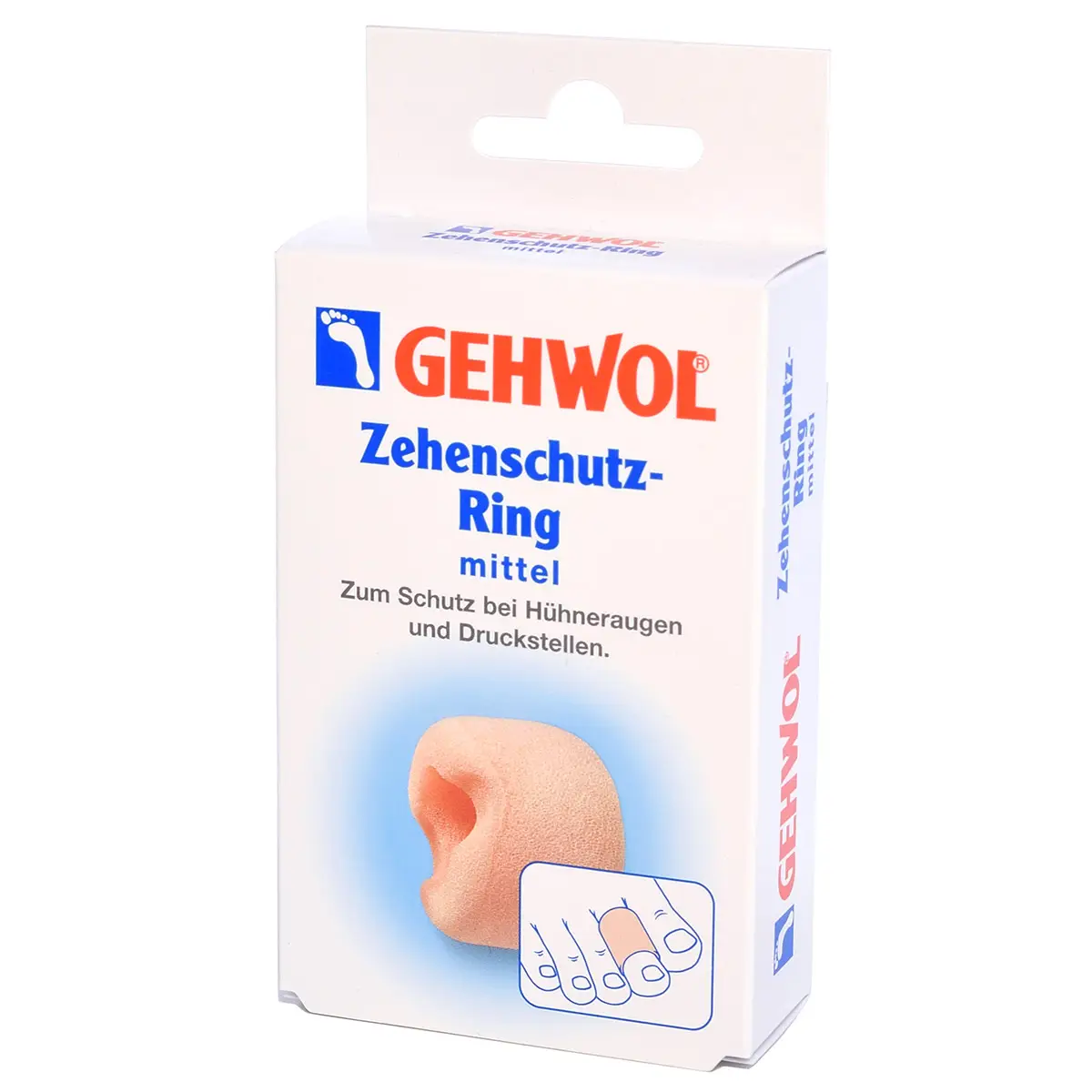 Кольца для пальцев защитные большие / Zehenschutz-Ring mittel, Gehwol (Геволь), 2 шт Кольца для пальцев защитные большие / Zehenschutz-Ring mittel, Gehwol (Геволь), 2 шт