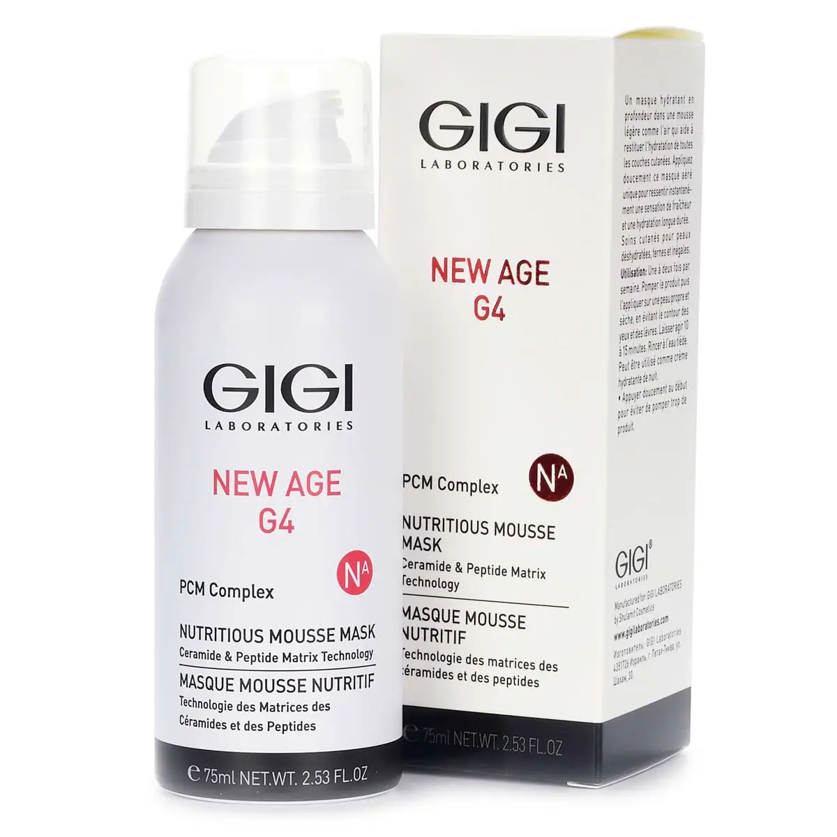 Маска-мусс экспресс увлажнение / Nutritious Mousse Mask, New Age G4, GiGi (Джи Джи) - 75 мл Маска-мусс экспресс увлажнение / Nutritious Mousse Mask, New Age G4, GiGi (Джи Джи) - 75 мл
